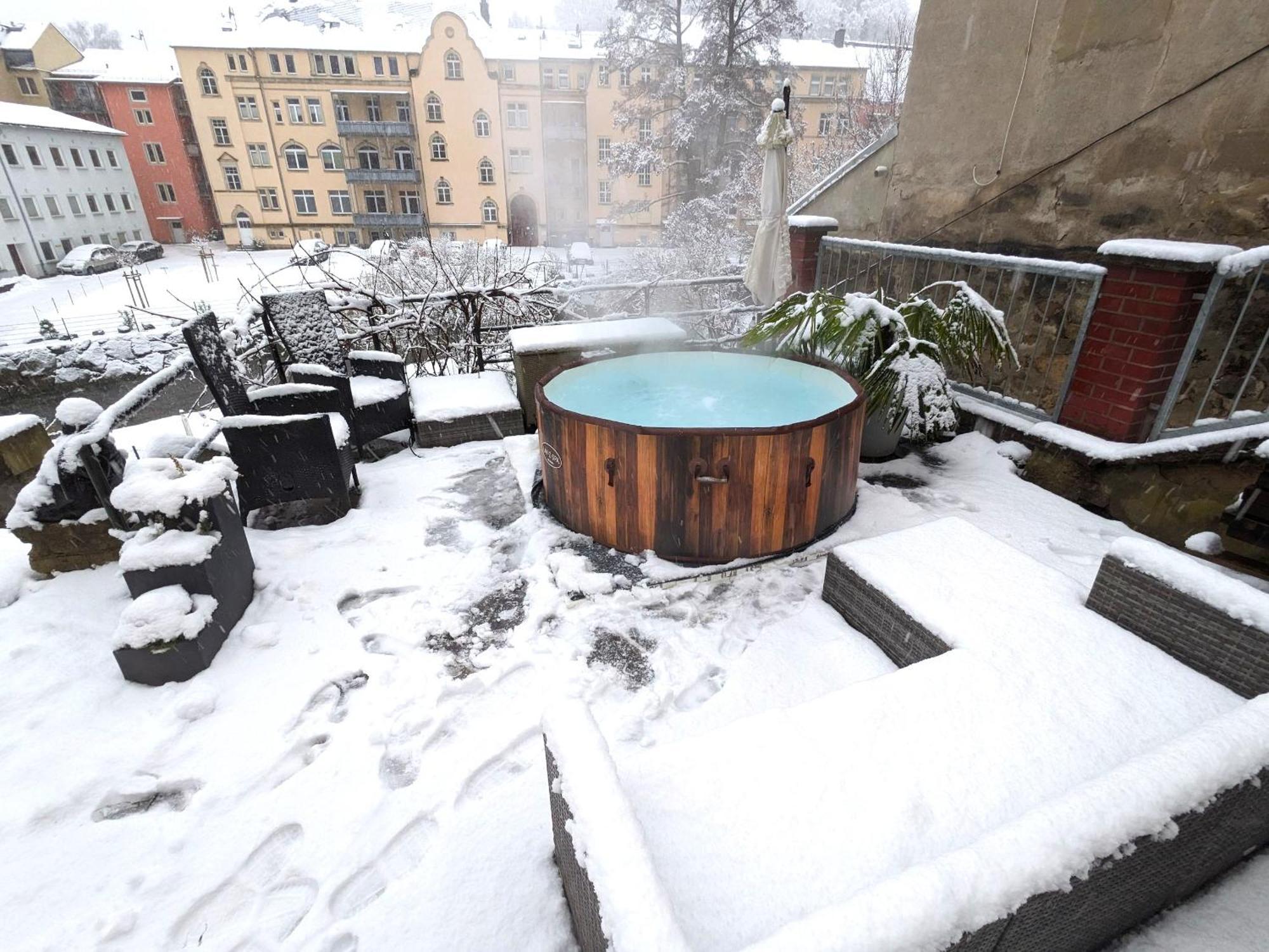 Uo - Urlaubsmagie - Helle Wohnung,Sauna,Whirlpool Sebnitz Exterior foto