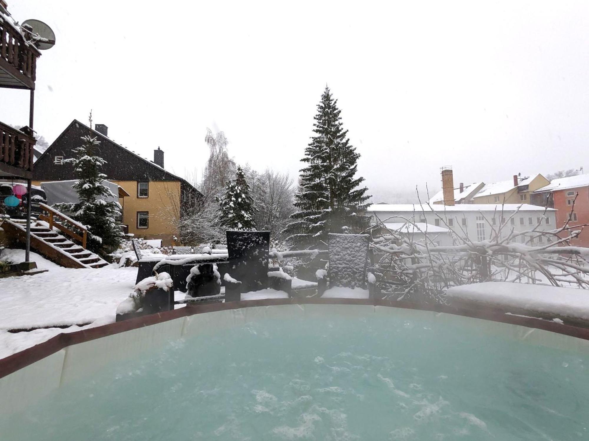 Uo - Urlaubsmagie - Helle Wohnung,Sauna,Whirlpool Sebnitz Exterior foto