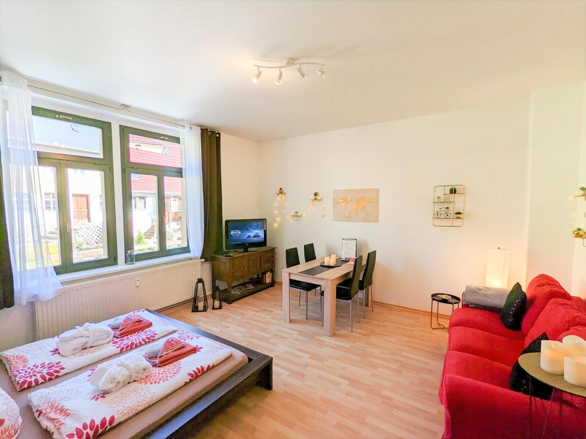 Uo - Urlaubsmagie - Helle Wohnung,Sauna,Whirlpool Sebnitz Exterior foto